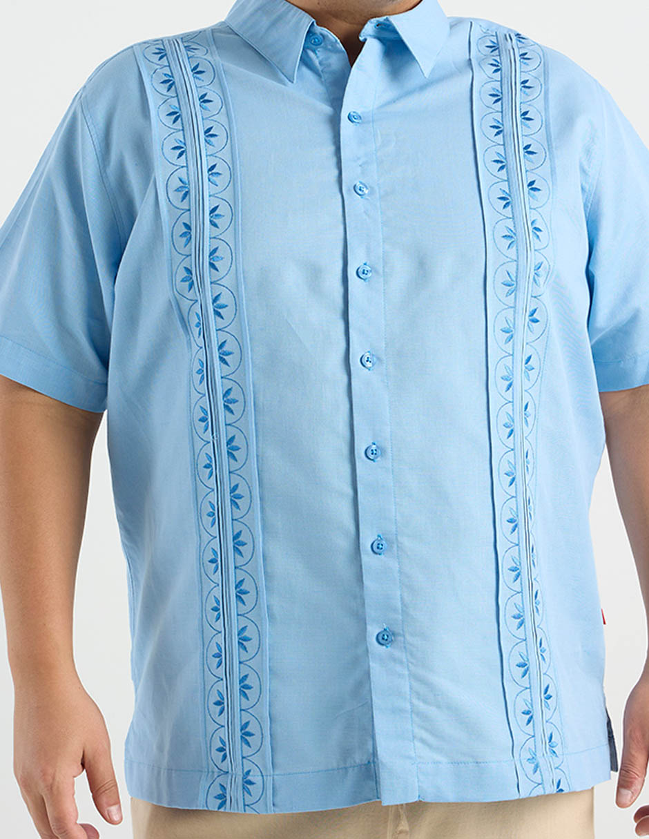 Guayabera manga corta para hombre 5