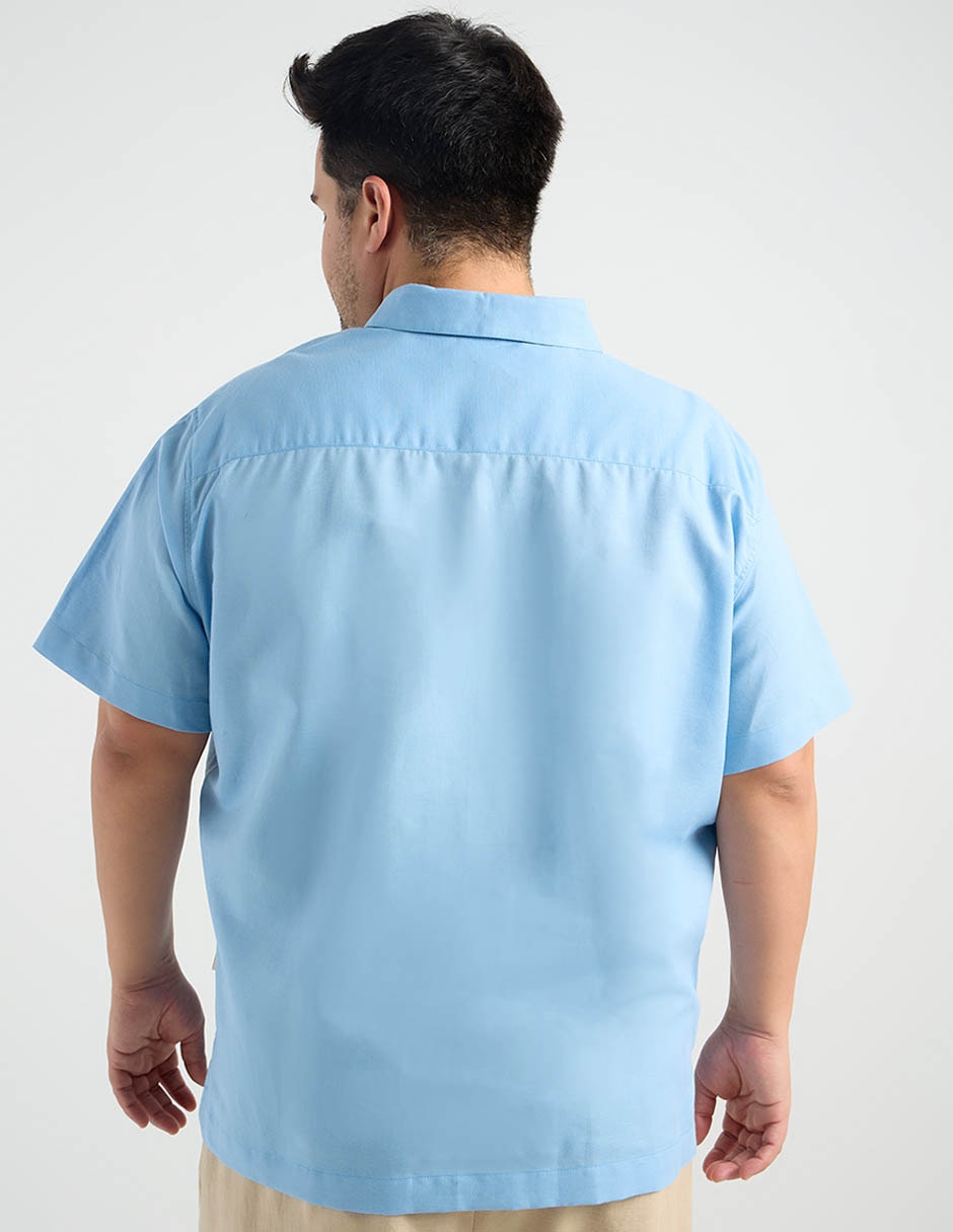 Guayabera manga corta para hombre 6