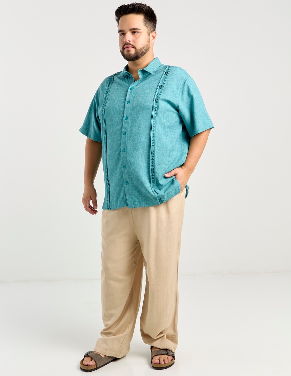 Guayabera manga corta para hombre 3