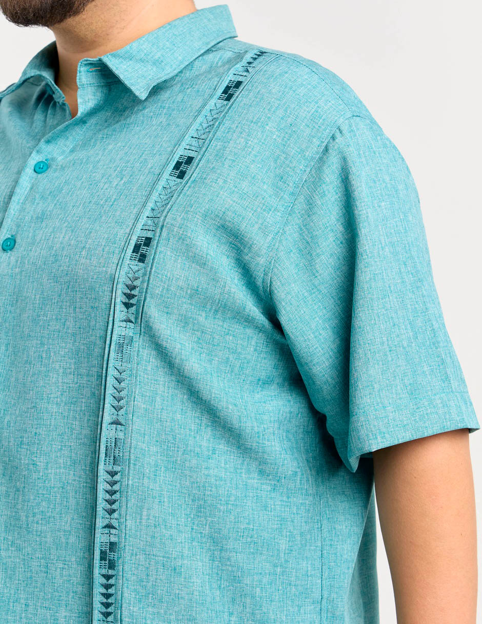 Guayabera manga corta para hombre 5