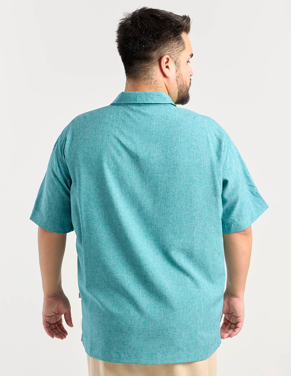 Guayabera manga corta para hombre 6