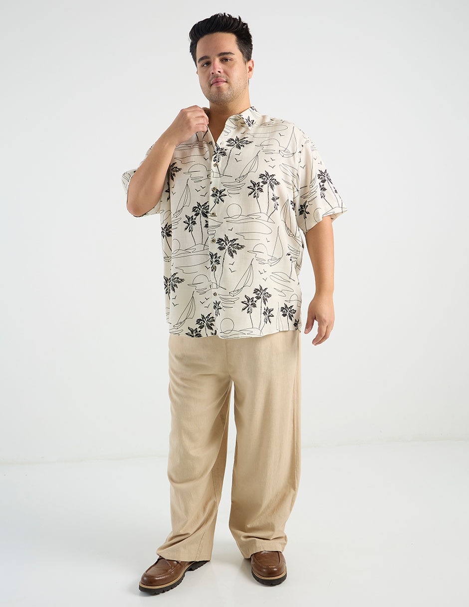 Camisa casual manga corta para hombre 3
