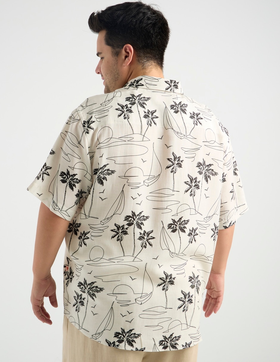 Camisa casual manga corta para hombre 6