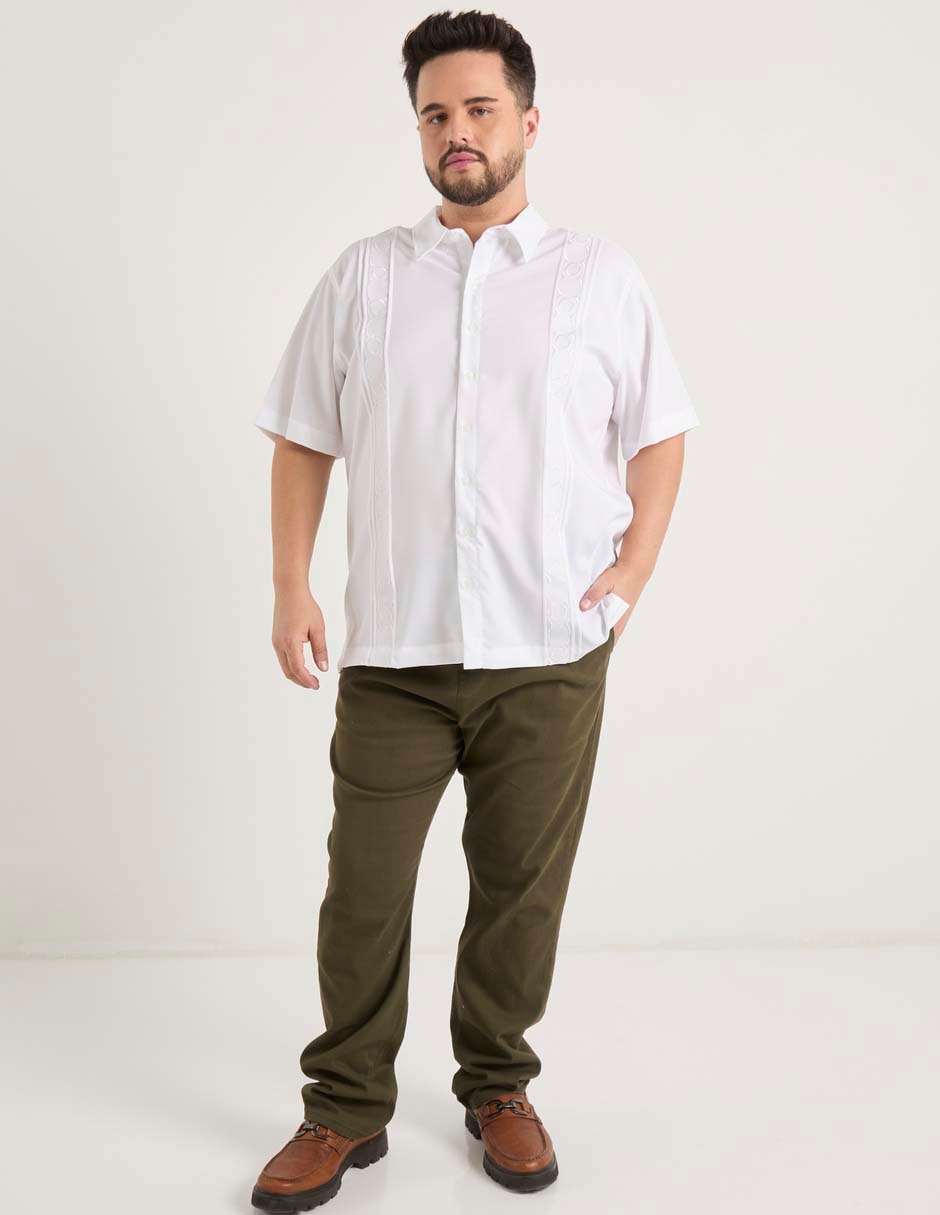 Guayabera manga corta para hombre 3