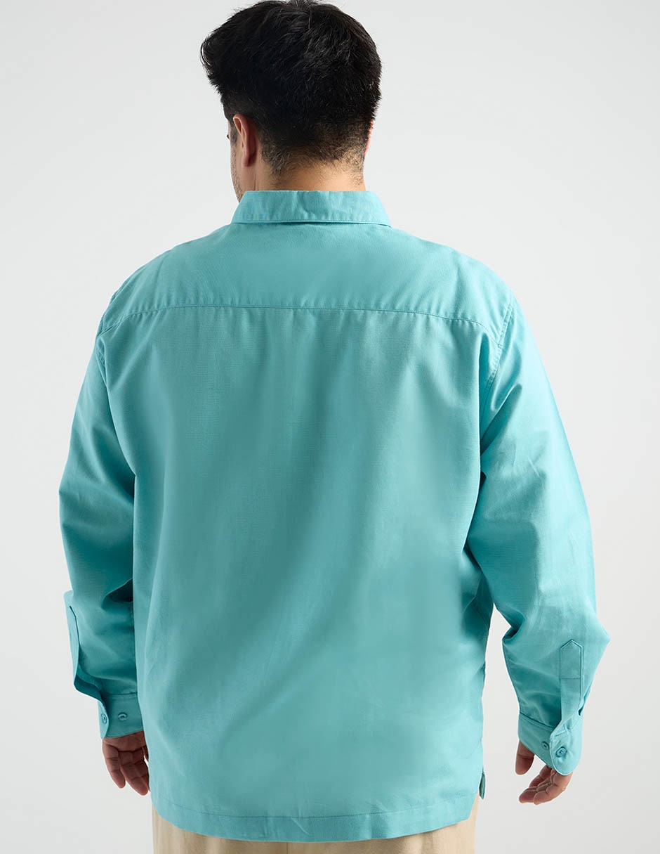Guayabera manga larga para hombre 6