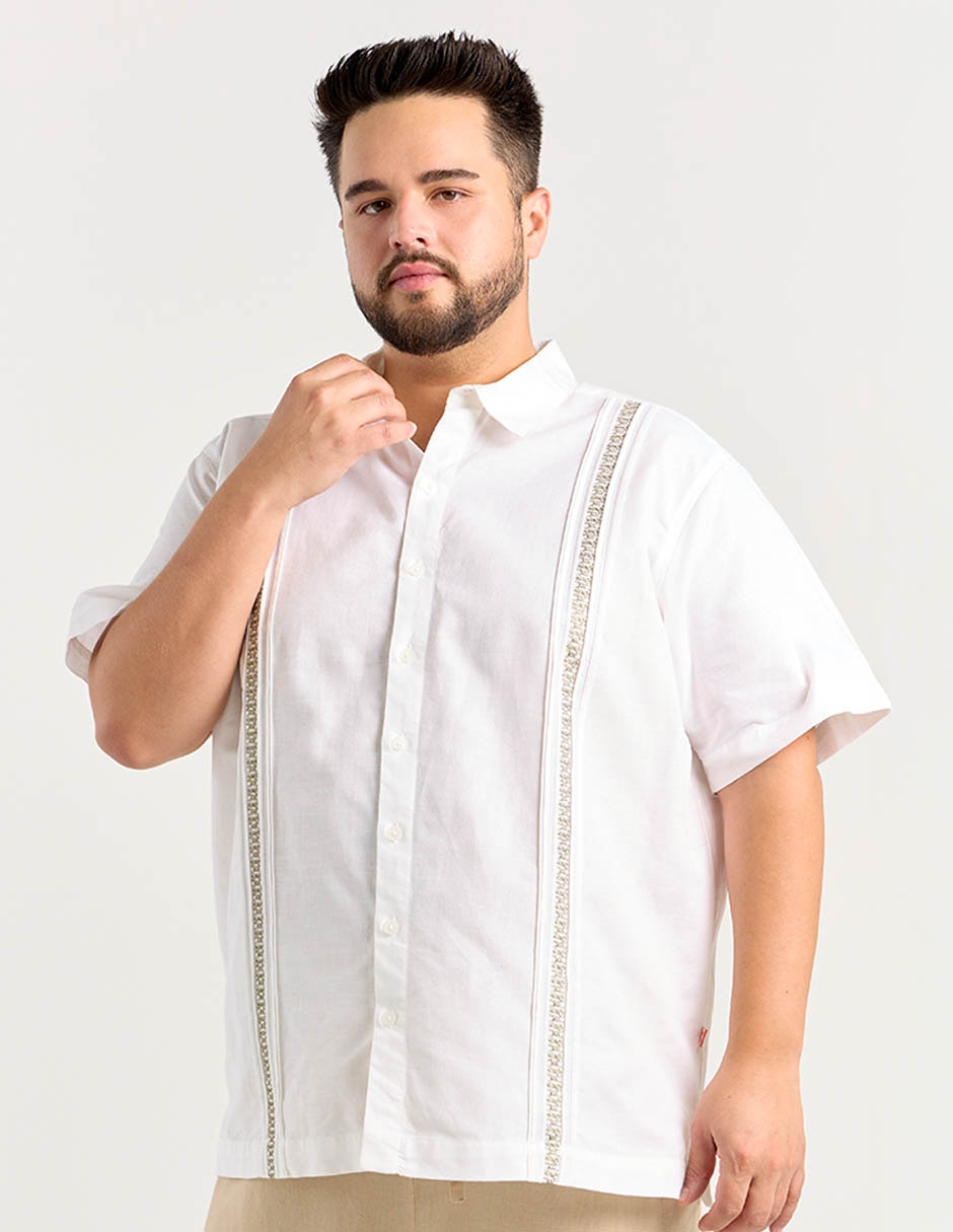 Guayabera manga corta para hombre 2