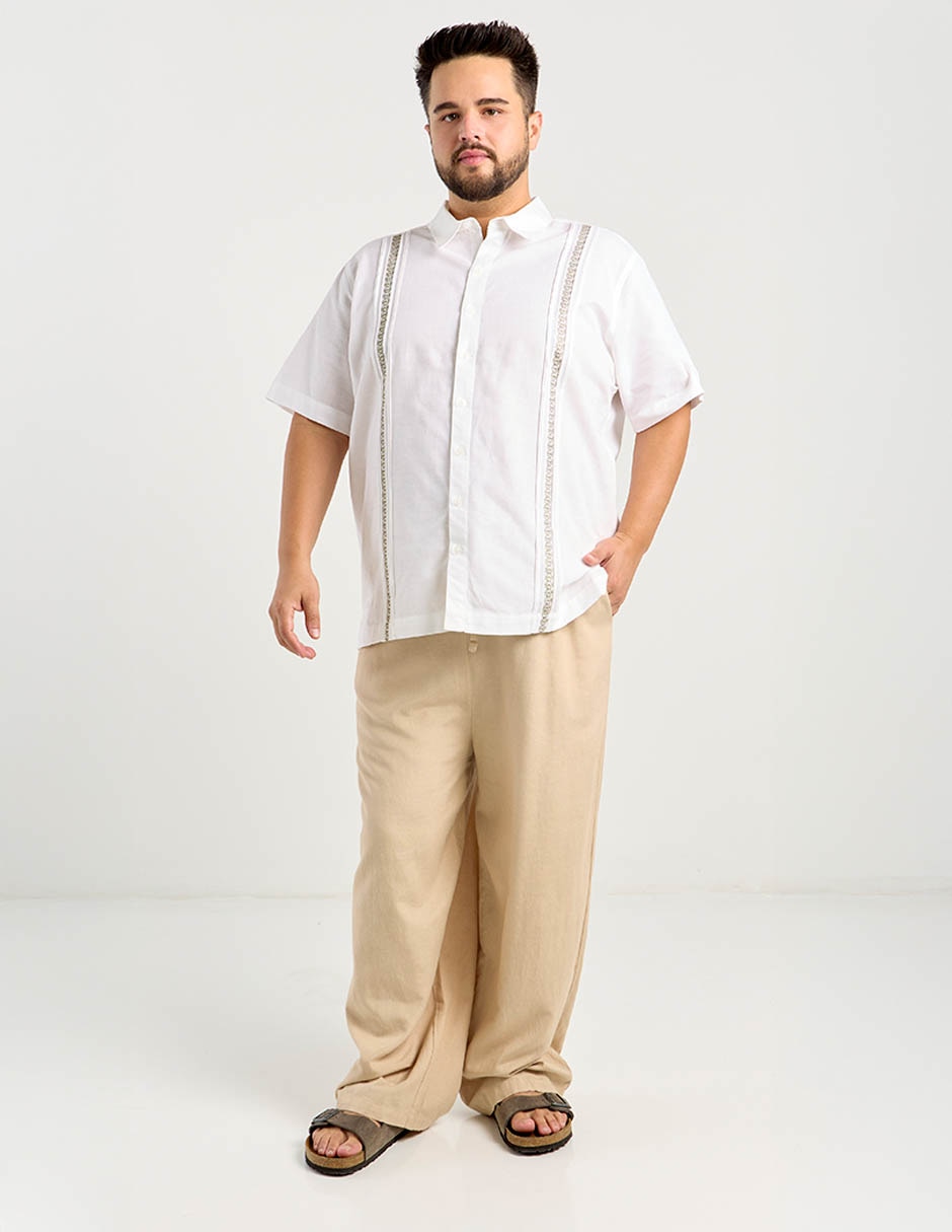 Guayabera manga corta para hombre 3