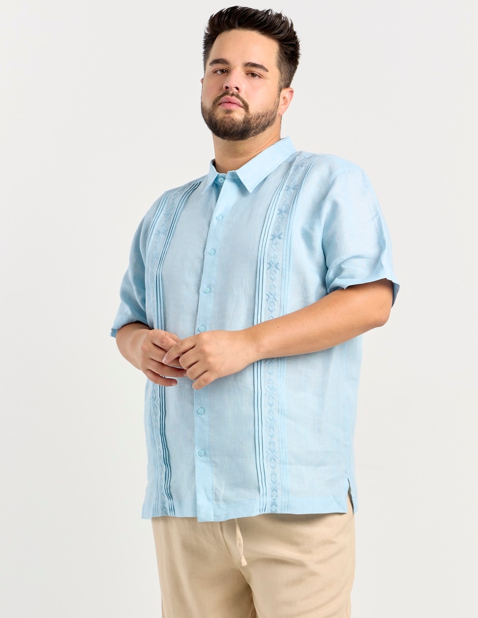 Guayabera manga corta para hombre 2