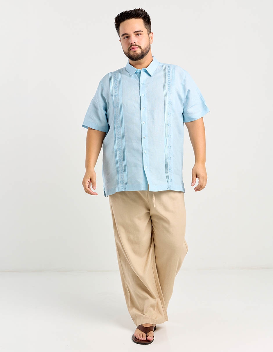 Guayabera manga corta para hombre 3