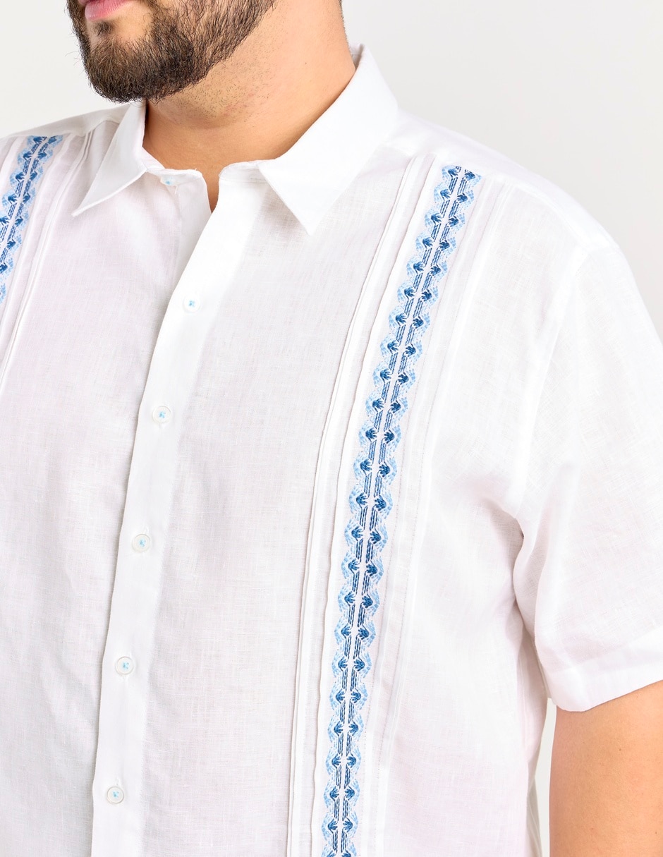 Guayabera manga corta para hombre 2