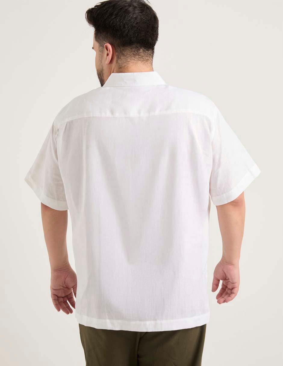 Guayabera manga corta para hombre 2
