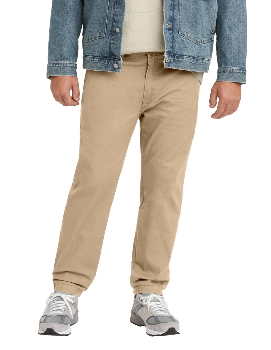 Pantalón regular de algodón para hombre Pantalón regular de algodón para hombre
