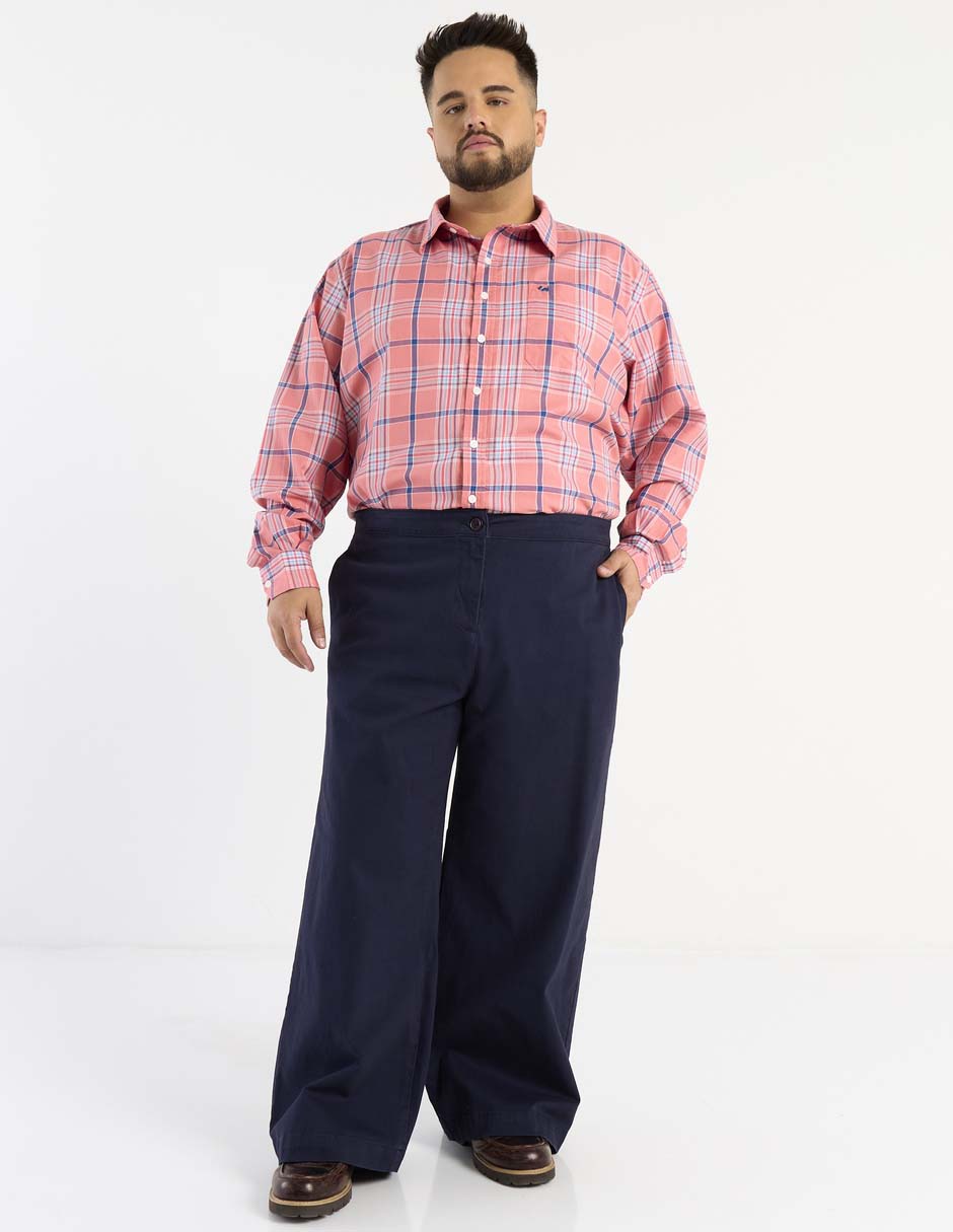 Camisa casual de algodón manga larga para hombre 3