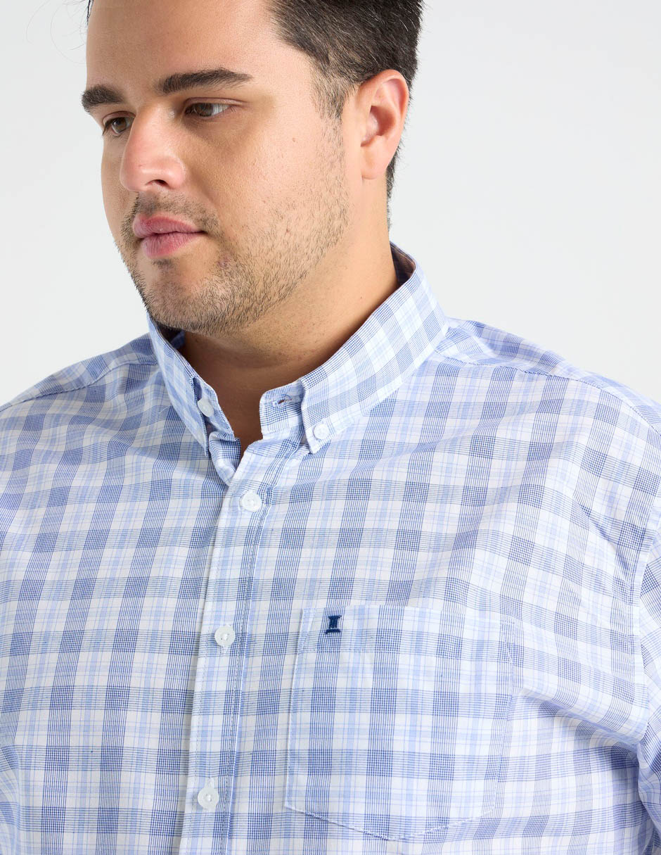 Camisa casual de algodón manga corta para hombre 4