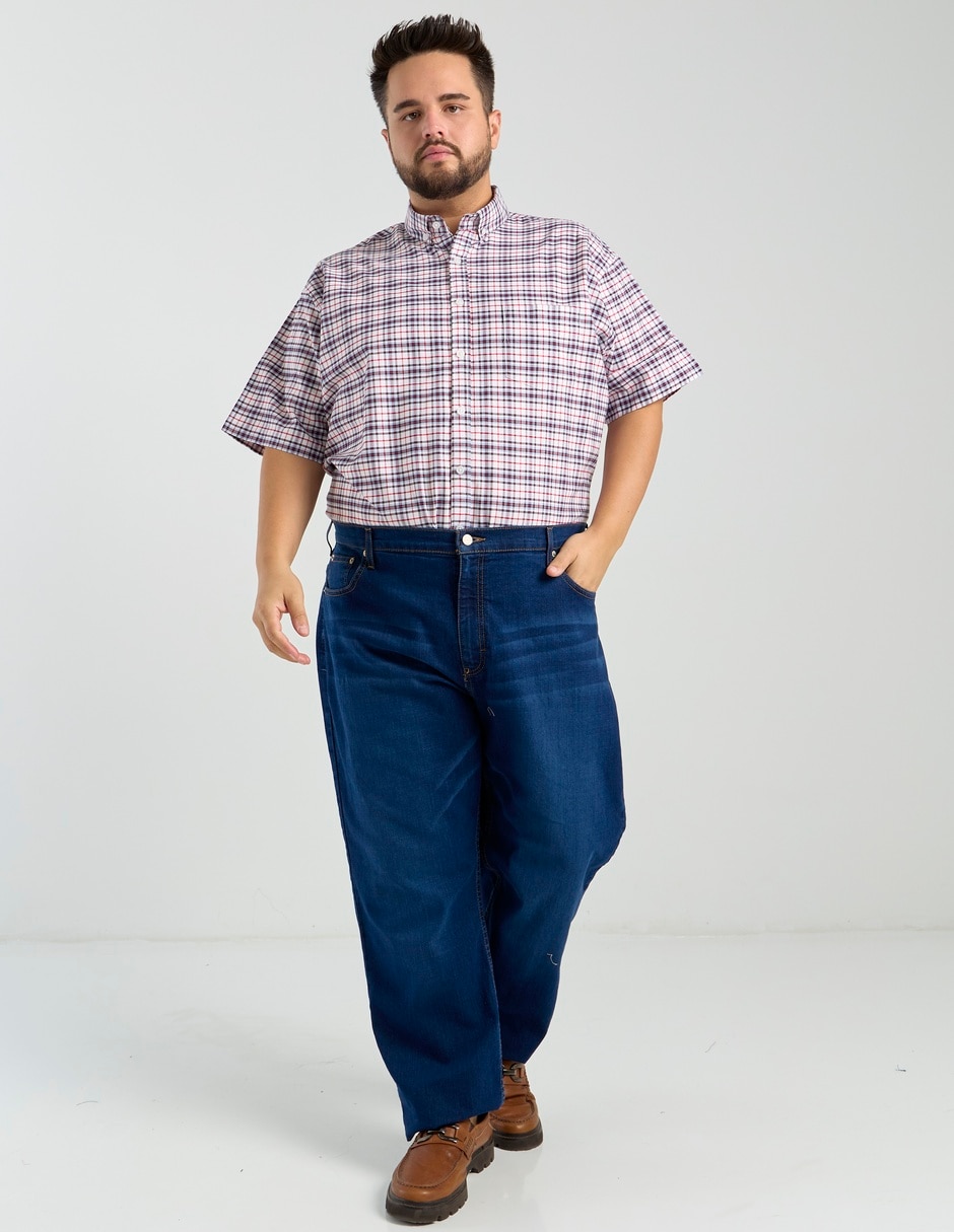 Camisa casual de algodón manga corta para hombre 3