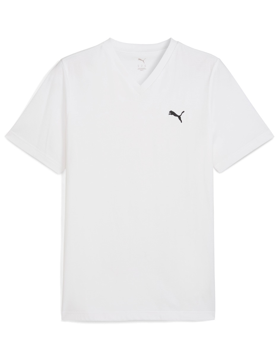 Playera ESS VNeck Tee cuello V para hombre 4