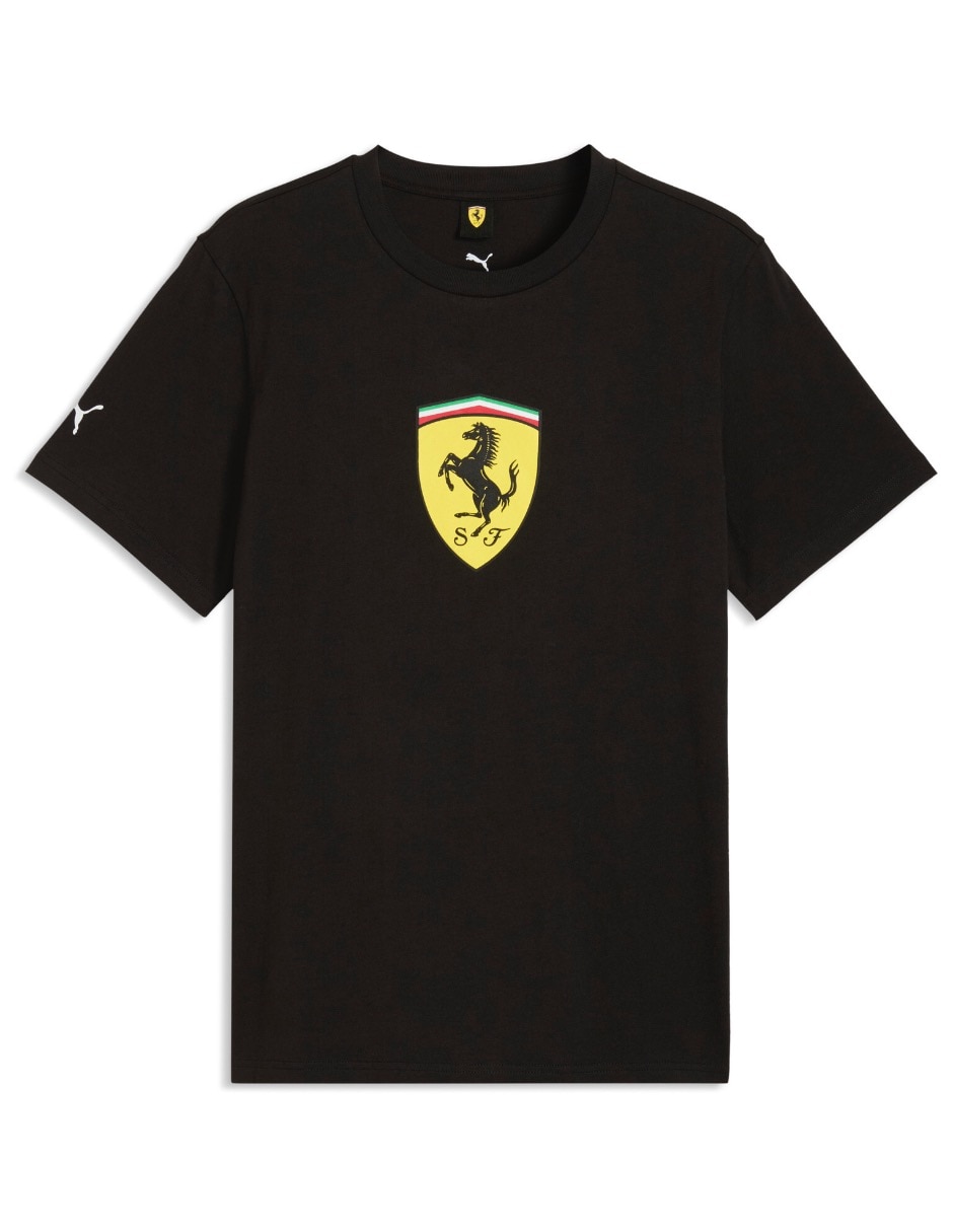 Playera Ferrari Colored Shield Tee cuello redondo para hombre 5