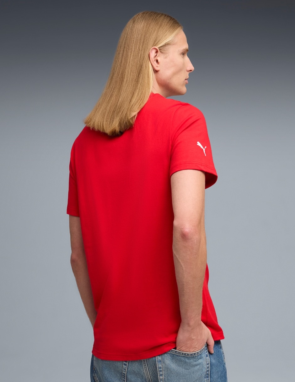 Playera Ferrari Colored Shield Tee cuello redondo para hombre 2