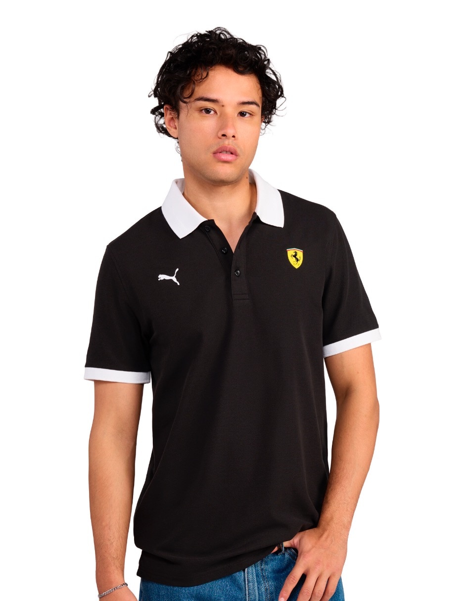 Playera tipo polo Ferrari Piquet Polo para hombre Playera tipo polo Ferrari Piquet Polo para hombre