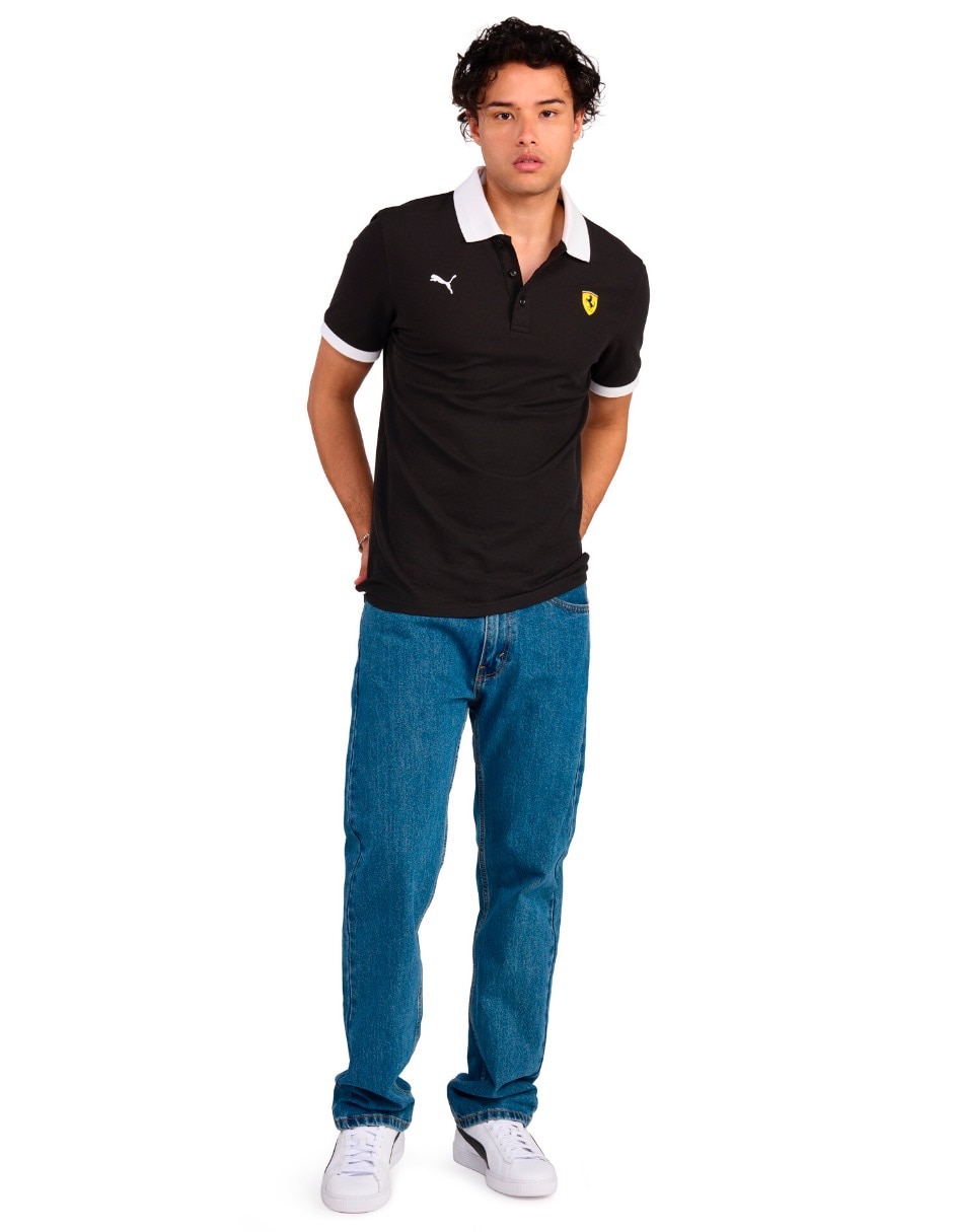 Playera tipo polo Ferrari Piquet Polo para hombre 4
