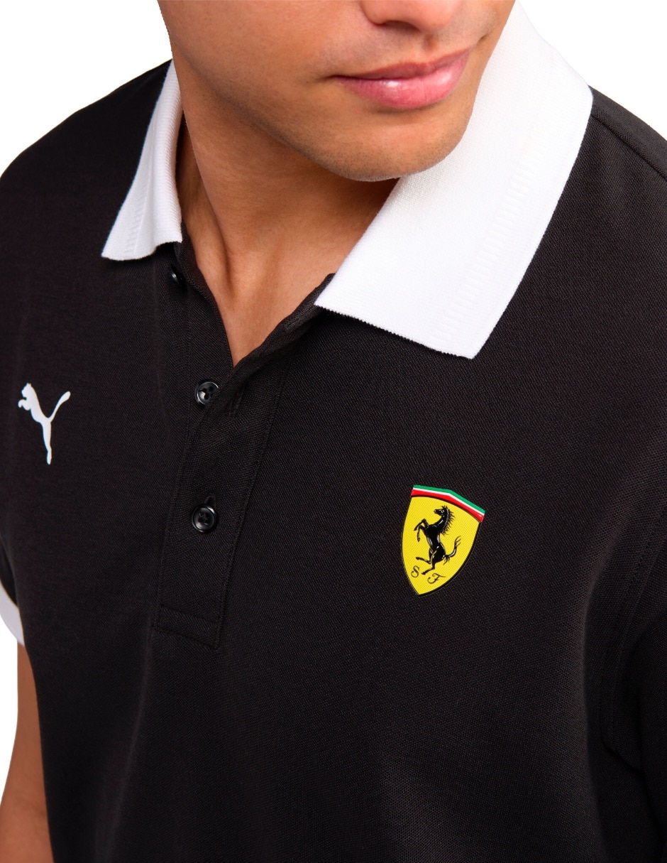 Playera tipo polo Ferrari Piquet Polo para hombre 5