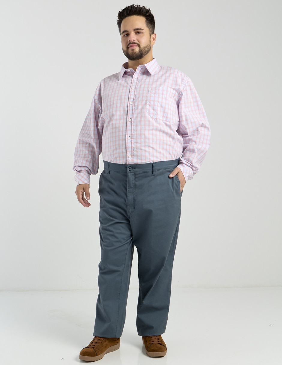 Camisa casual de algodón manga larga para hombre 3