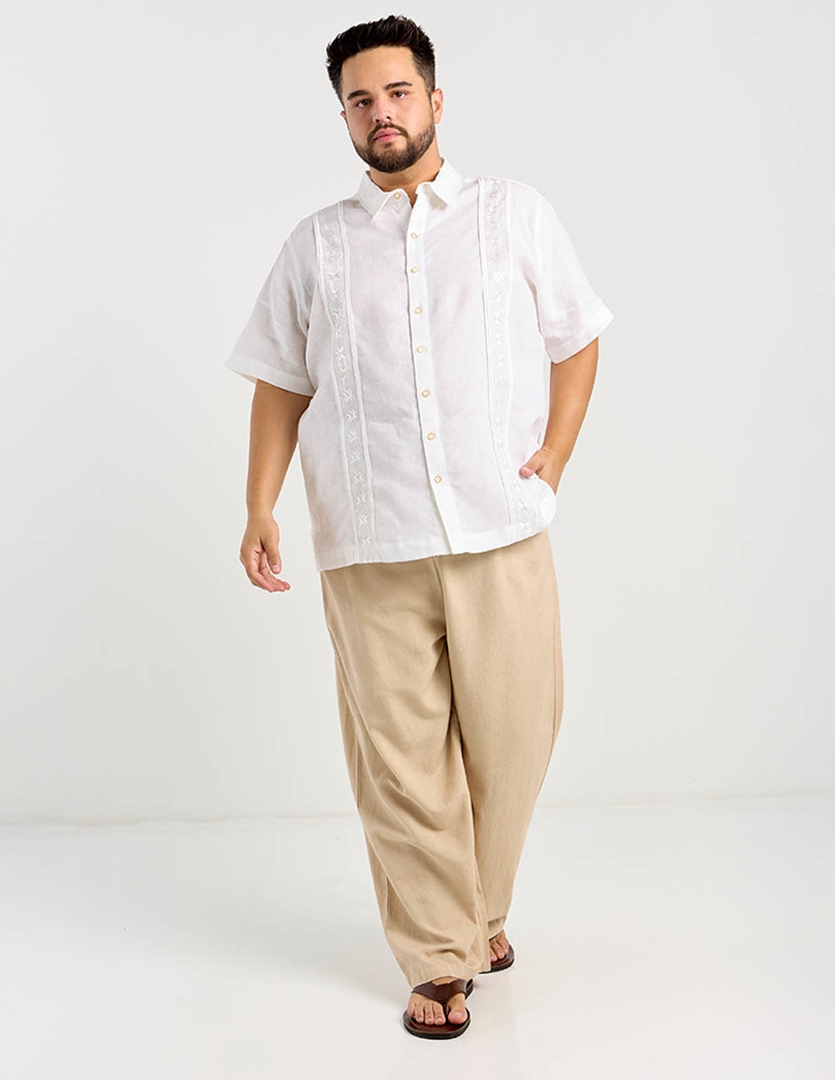 Guayabera manga corta para hombre 3