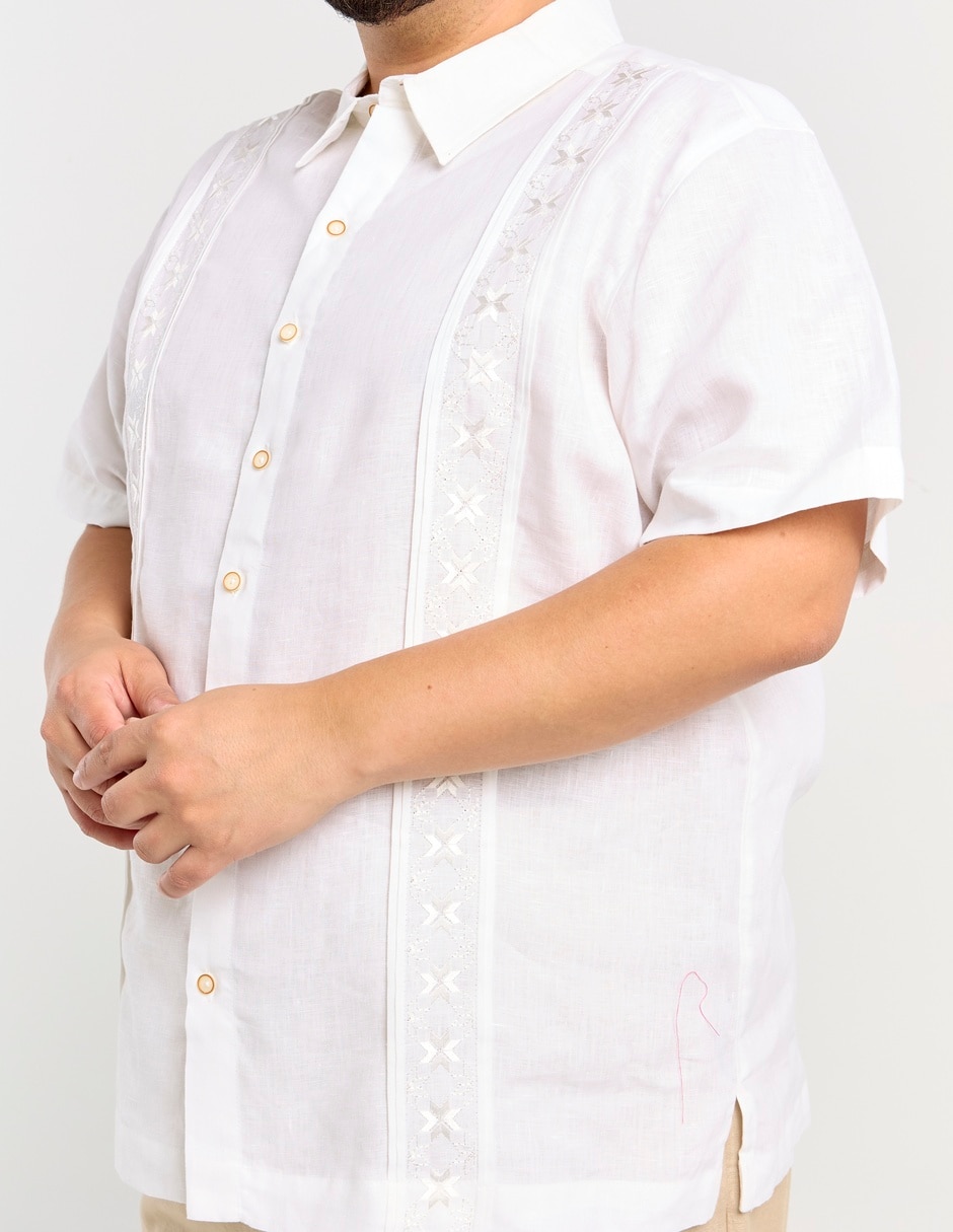 Guayabera manga corta para hombre 5