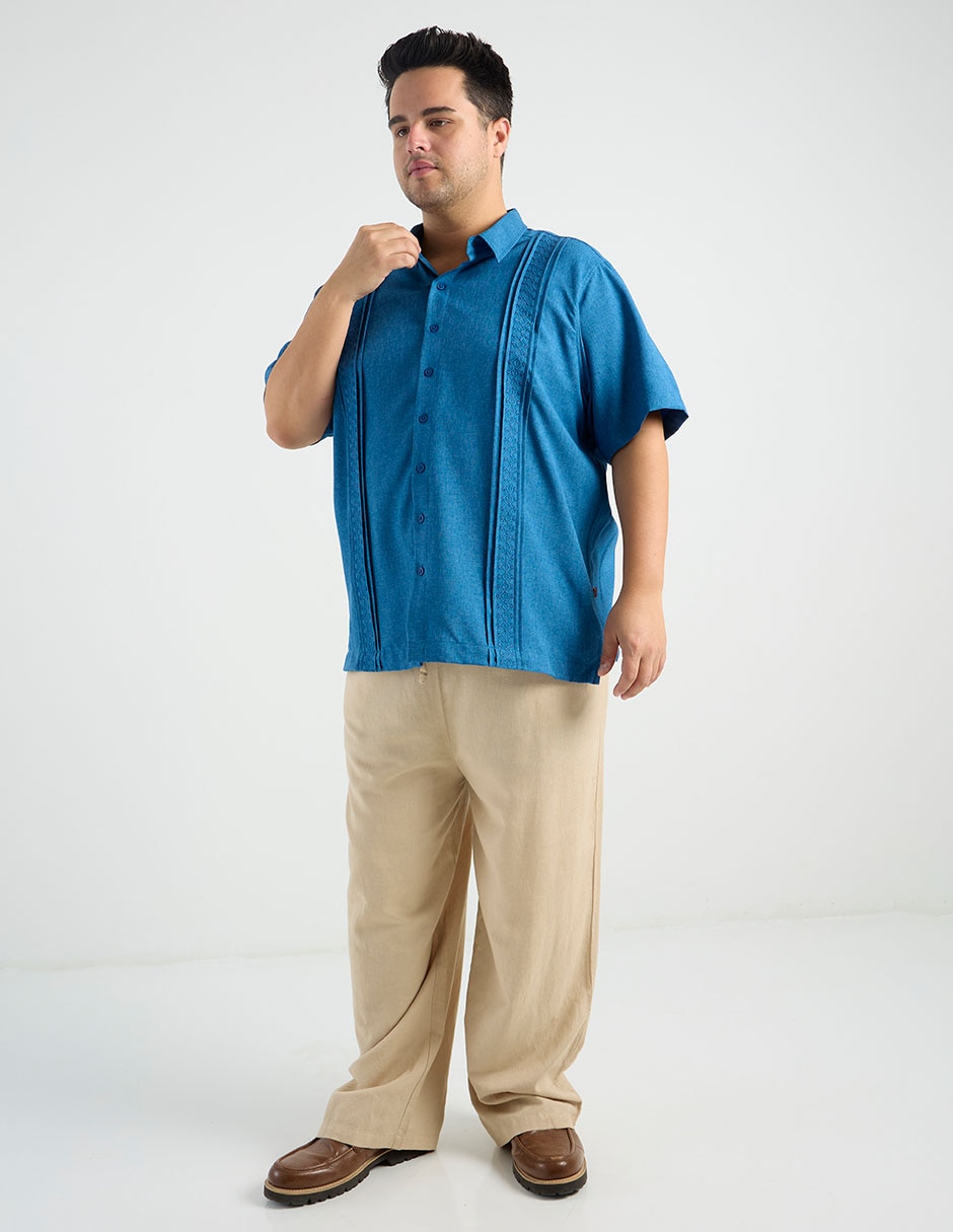 Guayabera manga corta para hombre 3