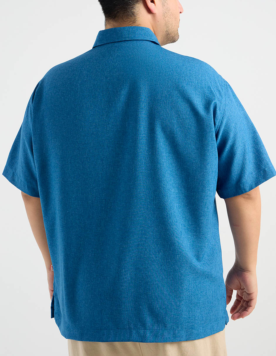 Guayabera manga corta para hombre 5