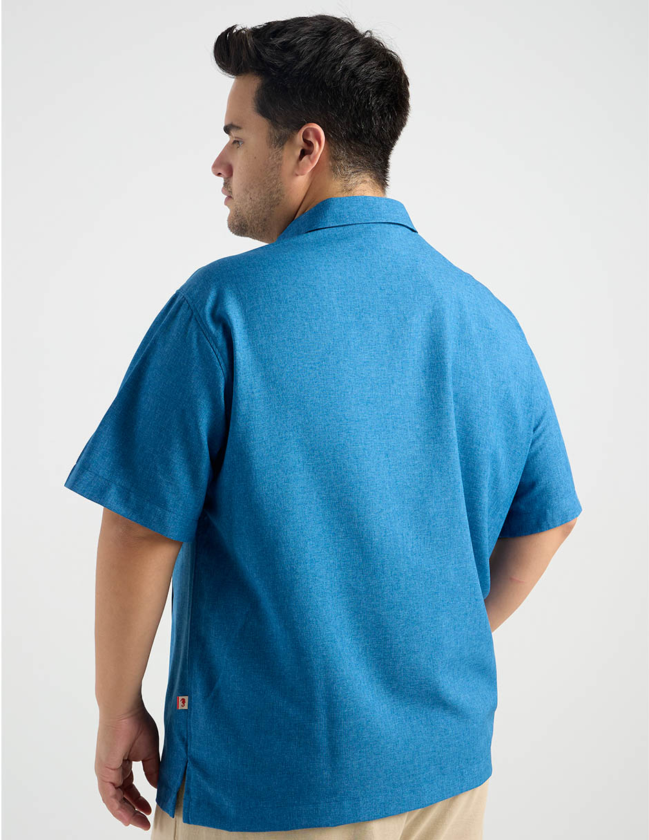 Guayabera manga corta para hombre 6