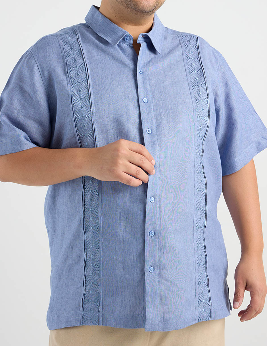 Guayabera manga corta para hombre 5