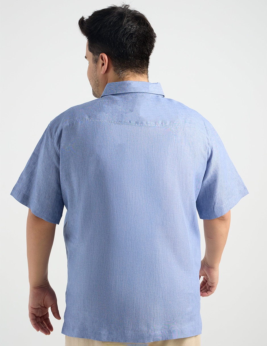 Guayabera manga corta para hombre 6