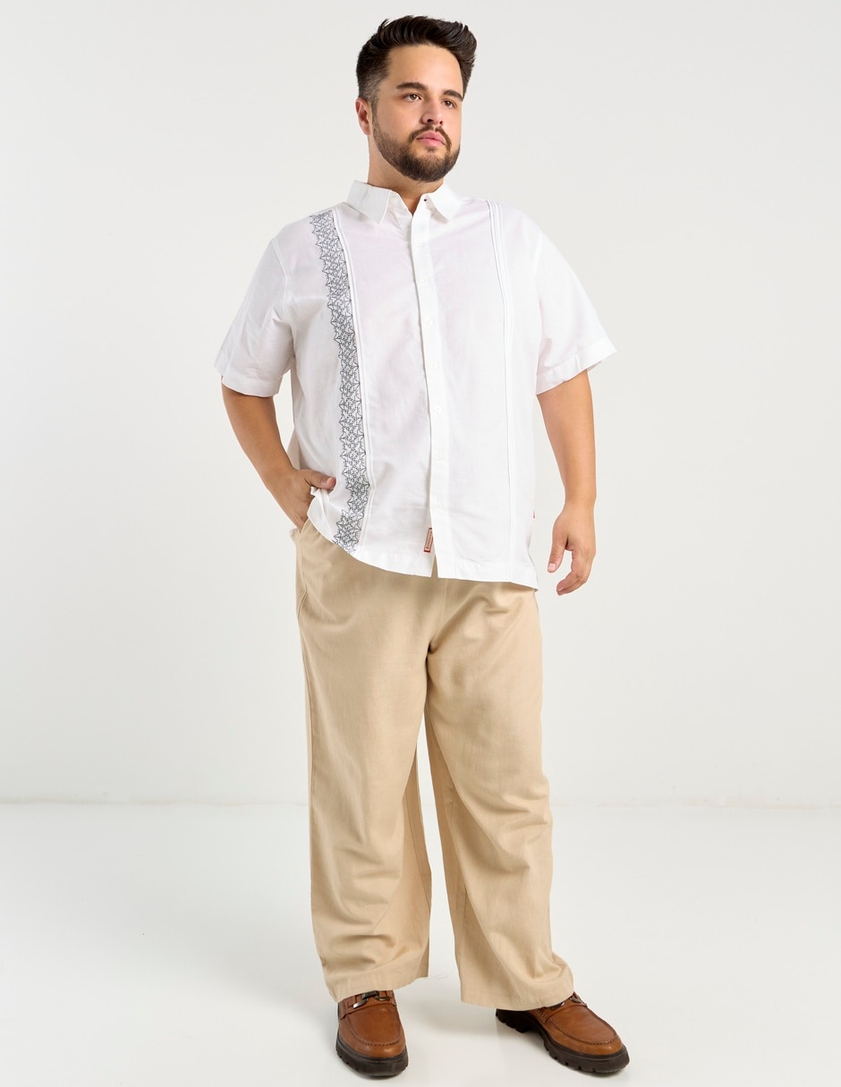 Guayabera manga corta para hombre 3