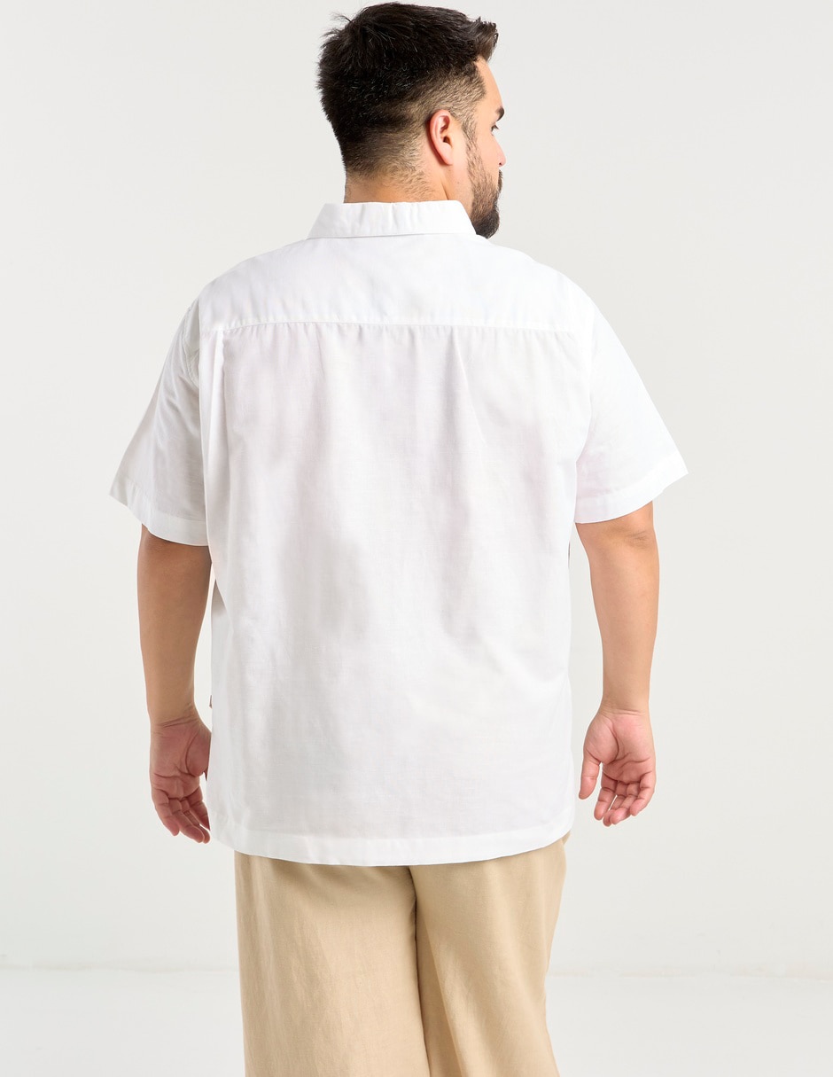 Guayabera manga corta para hombre 6