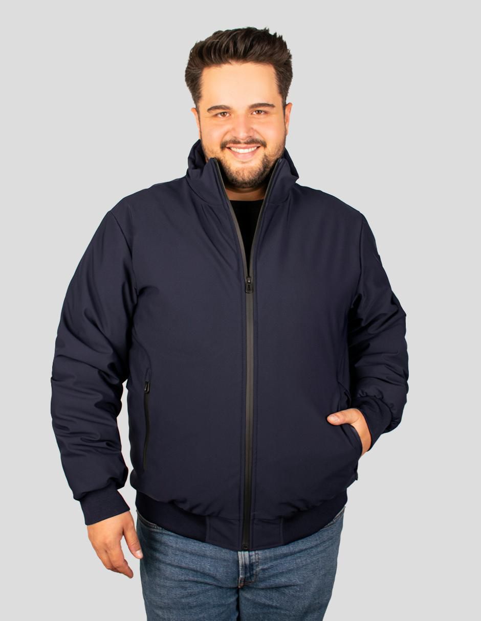 Chamarra bomber con bolsillos para hombre