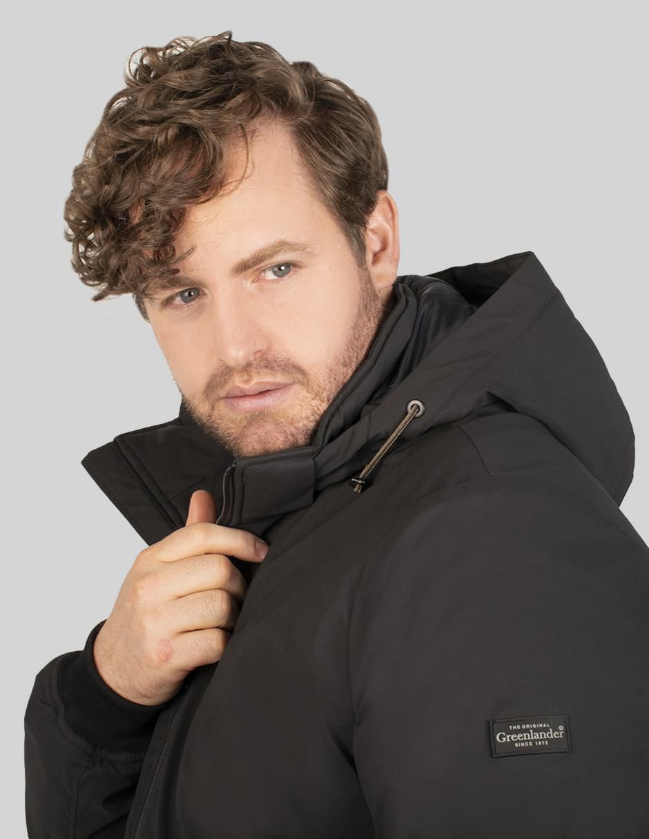 Chamarra bomber capucha desmontable para hombre 3