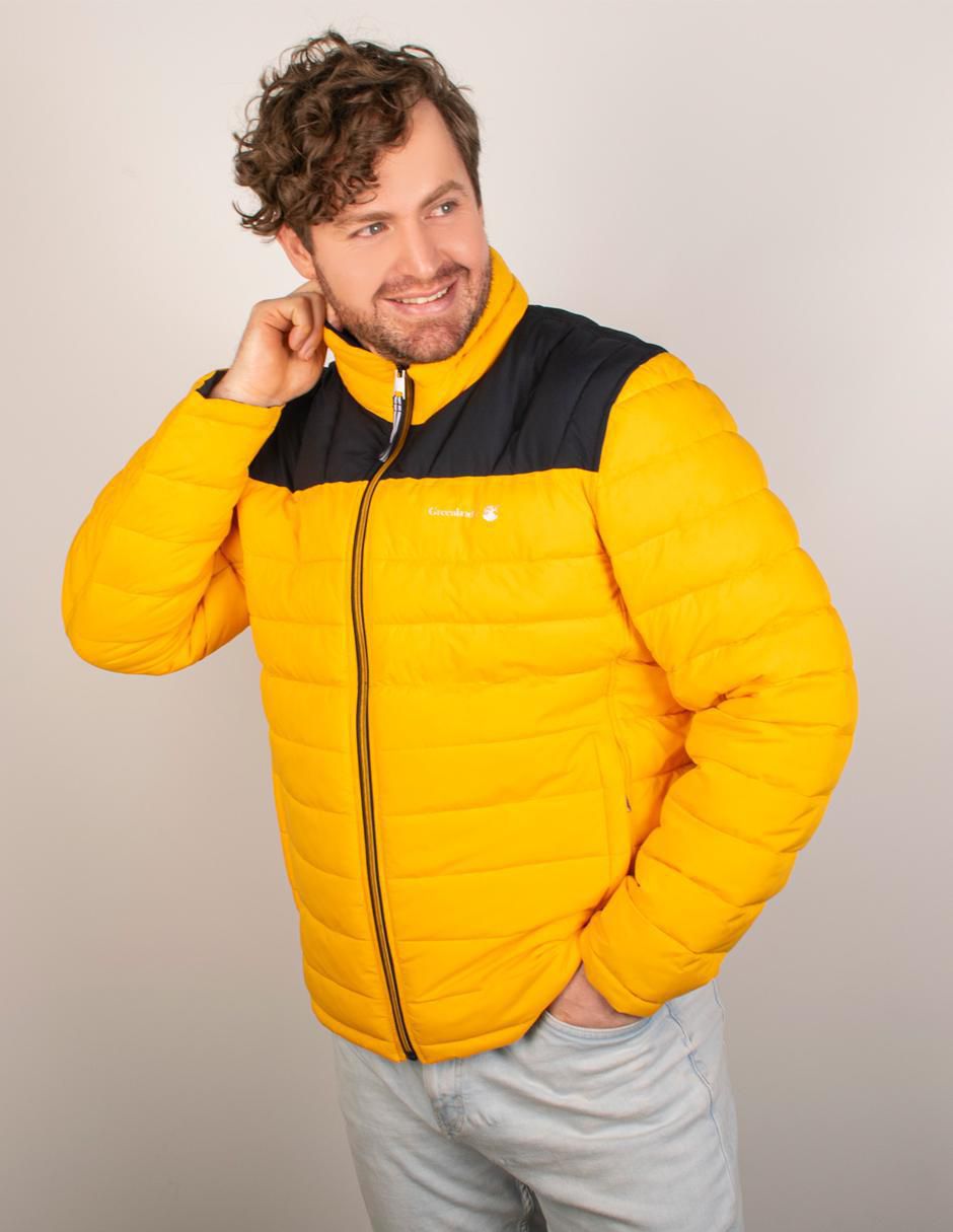 "chamarra" capitonada greenlander no "de" poliéster reversible "para hombre"