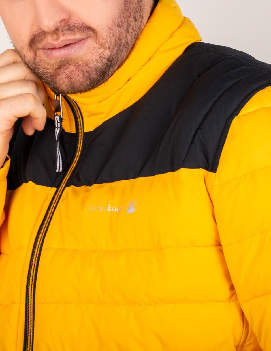 "chamarra" capitonada greenlander no "de" poliéster reversible "para hombre"