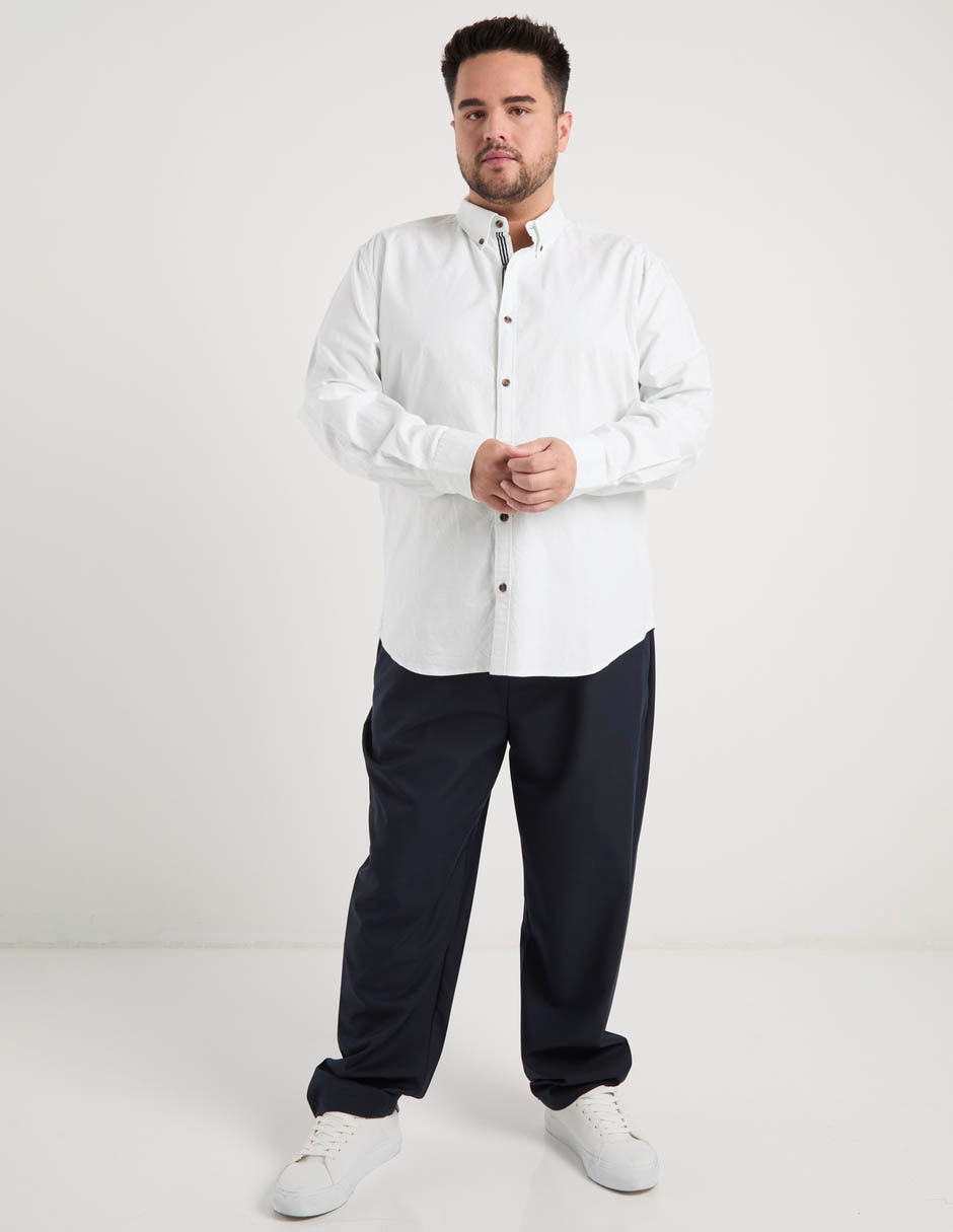 Pantalón chino recto de algodón para hombre 2