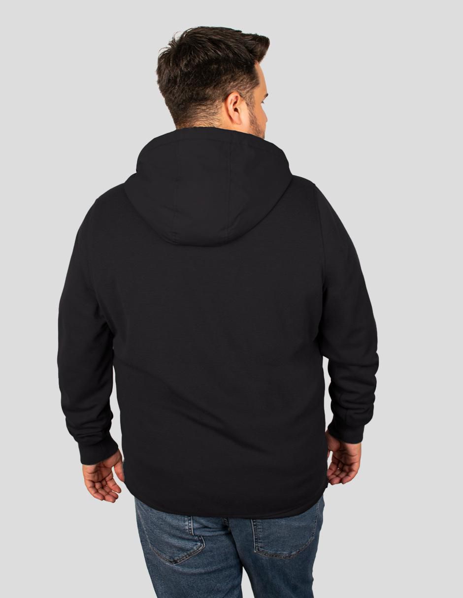Chamarra casual capucha desmontable para hombre 6