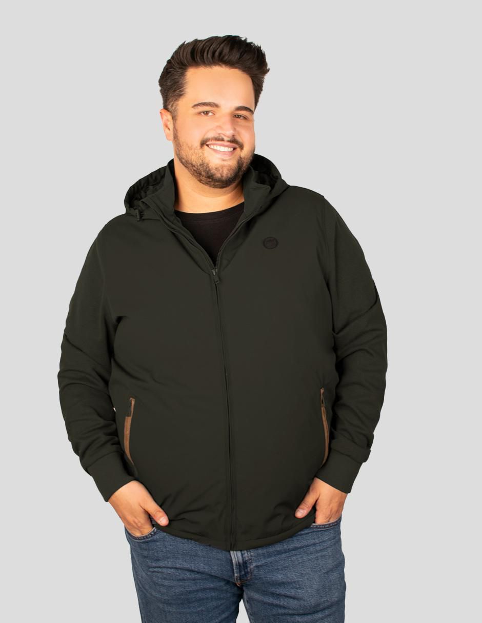 Chamarra casual Greenlander capucha desmontable para hombre