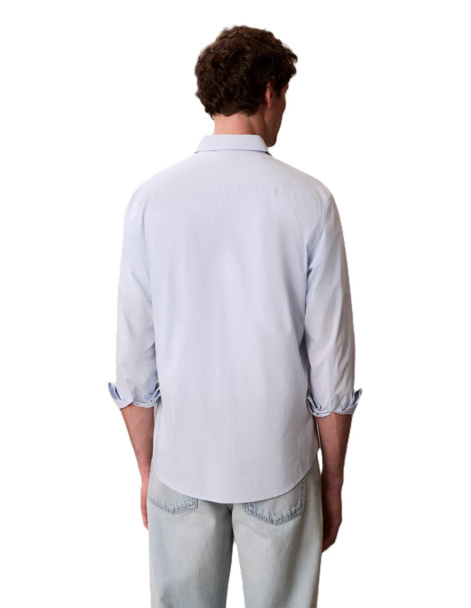 Camisa casual manga larga para hombre 2